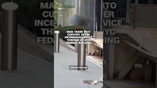 FBI: Person threw an ‘incendiary device’ at NYC headquarters
