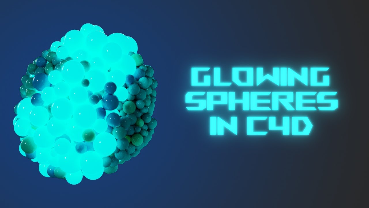 Cinema 4D Tutorial: How to Create Glowing Spheres with Mo Graph and Arnold Render