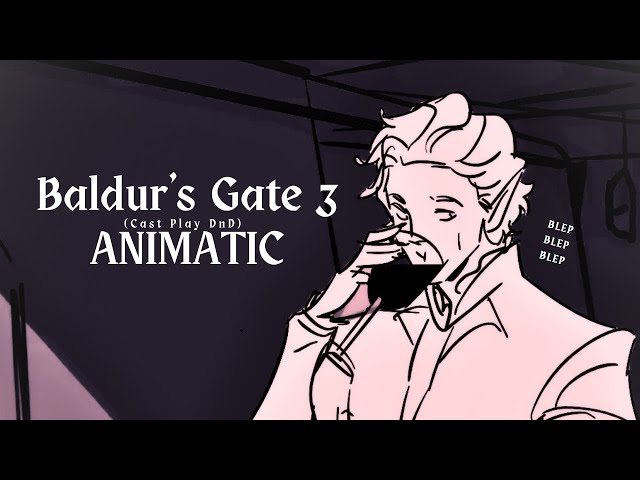 Baldur's Gate 3 Cast play Du0026D Animatic | BING BONG are Just like Astarion class=