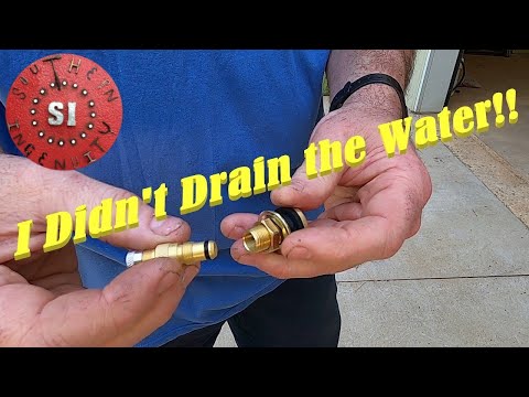 Tractor Tire Valve Stem Replacement , Without Draining the Water