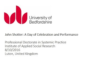 John Burnham "Creating  possibilities for PPRRActice through the (actually) not knowing position"