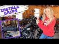 How To: INSTALL GRIPS ON A HARLEY! Biltwell Alumicore Grips on a Softail Low Rider S!