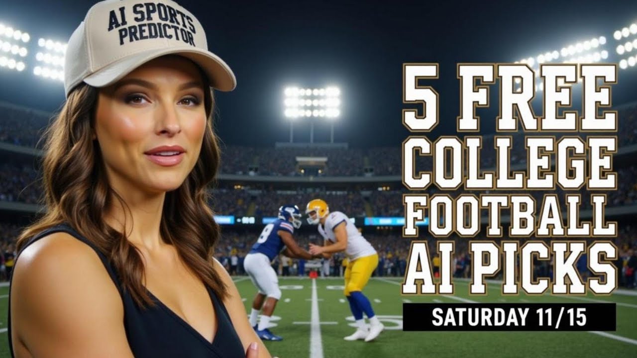 5 БЕСПЛАТНЫХ прогнозов ИИ, КОТОРЫЕ ВАМ НУЖНЫ для 12-й недели студенческого футбола