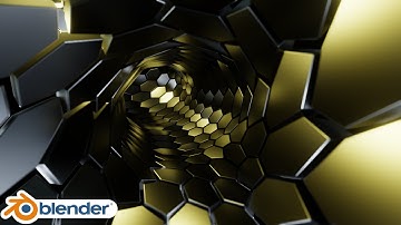 Blender Tutorial - Create Awesome Motion Graphics Loop Using Geometry Nodes In Blender 3.1 / #b3d