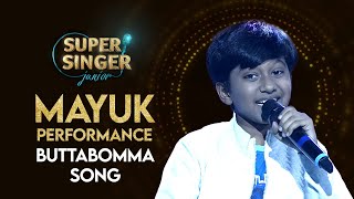 Mayuk's Buttabomma Song Performance | Super Singer Junior | StarMaa