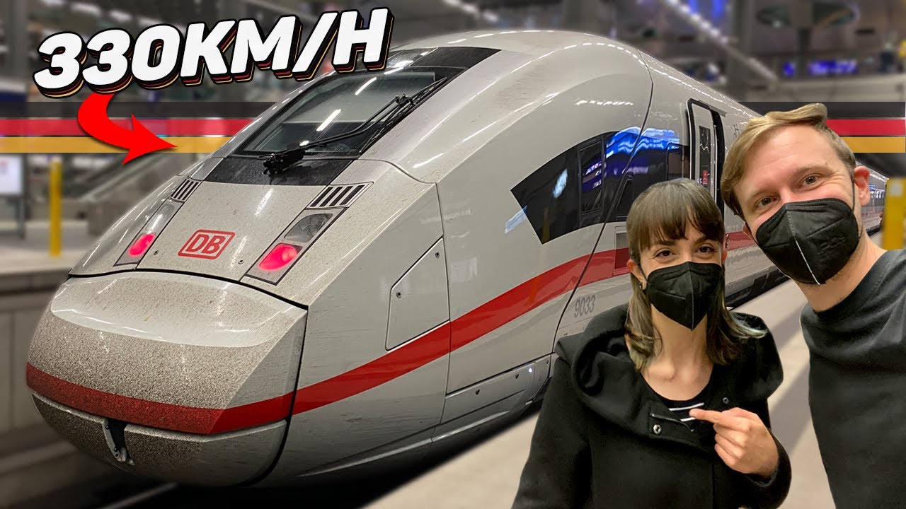 O TREM BALA ALEMÃO E VIAJAR SÓ COM INGLÊS NA ALEMANHA 🇩🇪  |  Alemanizando