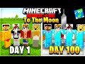 We Survived 100 Days In Modded Minecraft Getting to The Moon