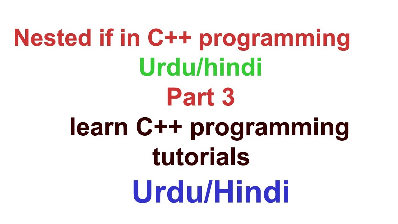 nested if c++ | dev c++ |c++ programming - YouTube