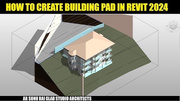 How to create building pad in Revit 2024
