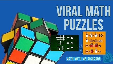 Math Puzzle| Viral MATH pictures -burgers fries sodas