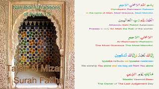 Tafsir Al Mizan | 1 Surah Fatiha-Narrations-1 -5 | Allama Tabatabai | English Audiobook