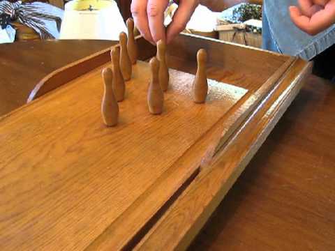 vintage tabletop bowling game - youtube
