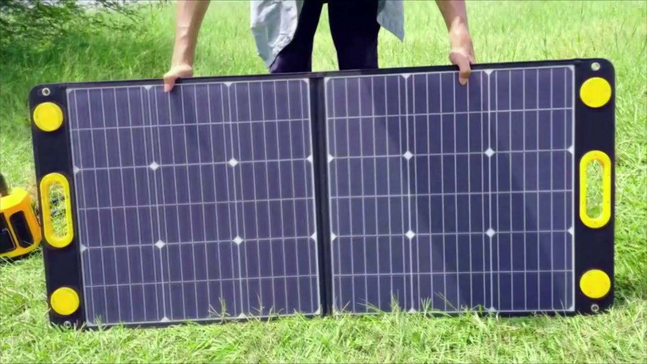 Togo Power 100W Portable Solar Panel for RV Laptop iPhone iPad.