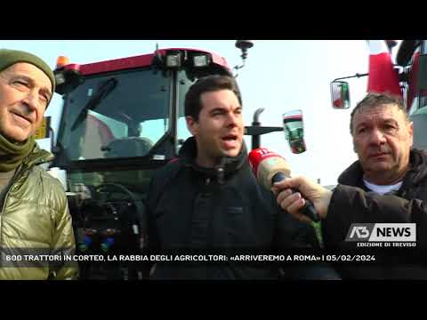 600 TRATTORI IN CORTEO, LA RABBIA DEGLI AGRICOLTORI: «ARRIVEREMO A ROMA» | 05/02/2024