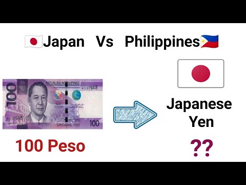 100 Philippine Peso To Japan Currency | Japan Yen To Philippines Peso | Philippines Vs Japan
