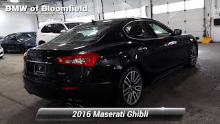 Used 2016 Maserati Ghibli S Q4, Bloomfield, NJ BBP5841