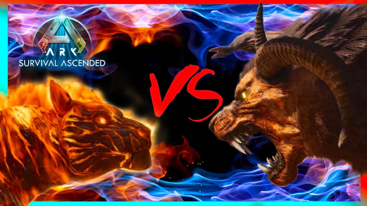 Pyromane vs Alpha Manticore [Just for fun] Ark Survival Ascended - YouTube