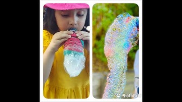 Chirp Science! Bubble Snake Make Experiment|Make Bubble Snake With Sock Towel For Kindergarten Kid