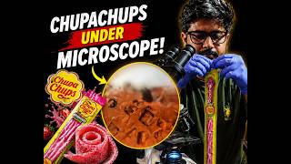 🔍 “Microscope Mein Chupa Chups = Mind Blowing View 🤯”#food  #viral #shorts @chupachupsindia672​