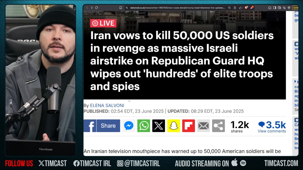 U.S. WARNS Of Iranian RETALIATION, Iran Vows To KILL 50,000 Troops, Russia Says It & Others May Join