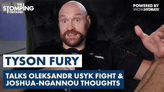 Thumbnail for Tyson Fury EXCLUSIVE: Vows To Knock Out Oleksandr Usyk, Talks Joshua-Ngannou & Hearn/Warren