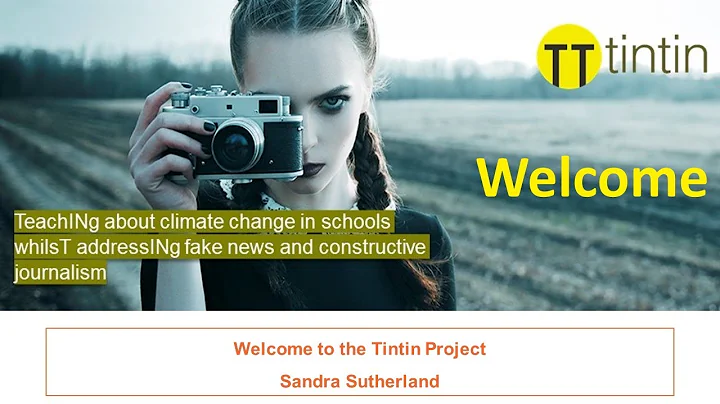 Tintin4Climate Welcome - Sandra Sutherland