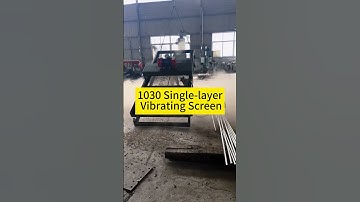 1030 single-layer vibrating screen #machine #sandproductionline #screeningmachine #screen