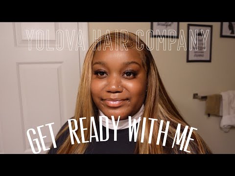 GRWM|| WATCH ME INSTALL MY FIRST FRONTAL WIG: YOLOVA HAIR COMPANY