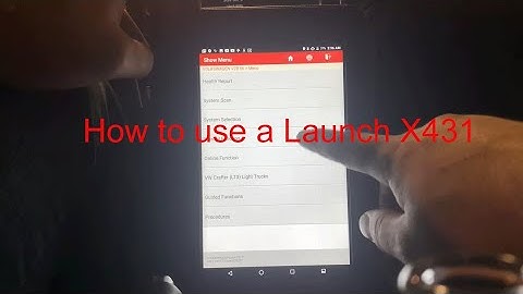 How to use a Launch X431 V Pro
