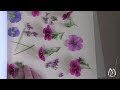 Flower Pressing Demonstration | Pressing Flowers Techniques | Tips | Tricks | Summer Flowers