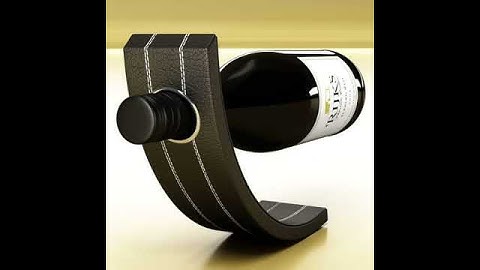 Wine Rack 4 and Red Wine Bottle 3D model from CGTrader.com