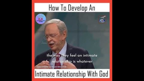 How to build a intamate relationship with God. Pr Charles Stanley. #Shorts  #Emmanueljesusisking