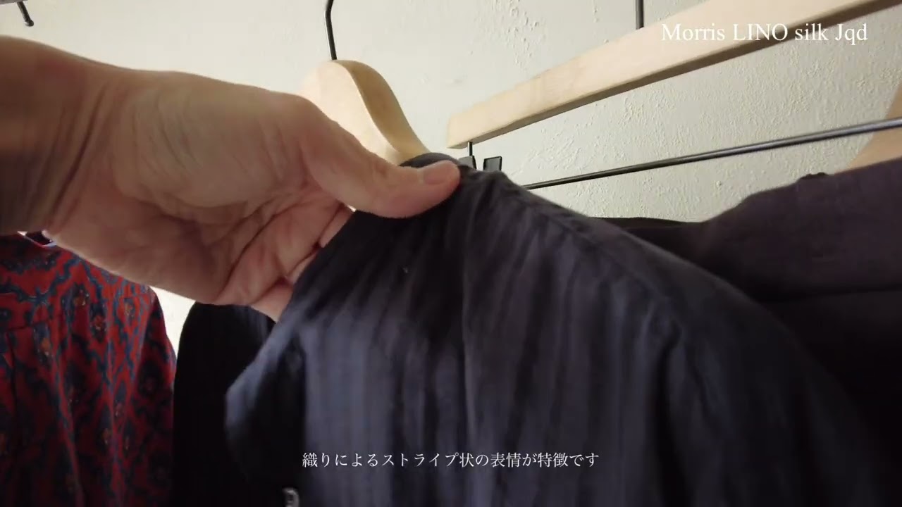 HEUGN】Henrri LINEN STRIPE Black - THIRTY' THIRTY' STORE