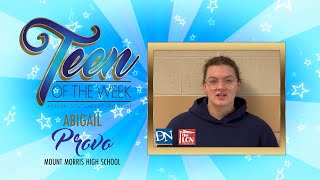 Teen Of The Week 040425 Abigail Provo Mount Morris