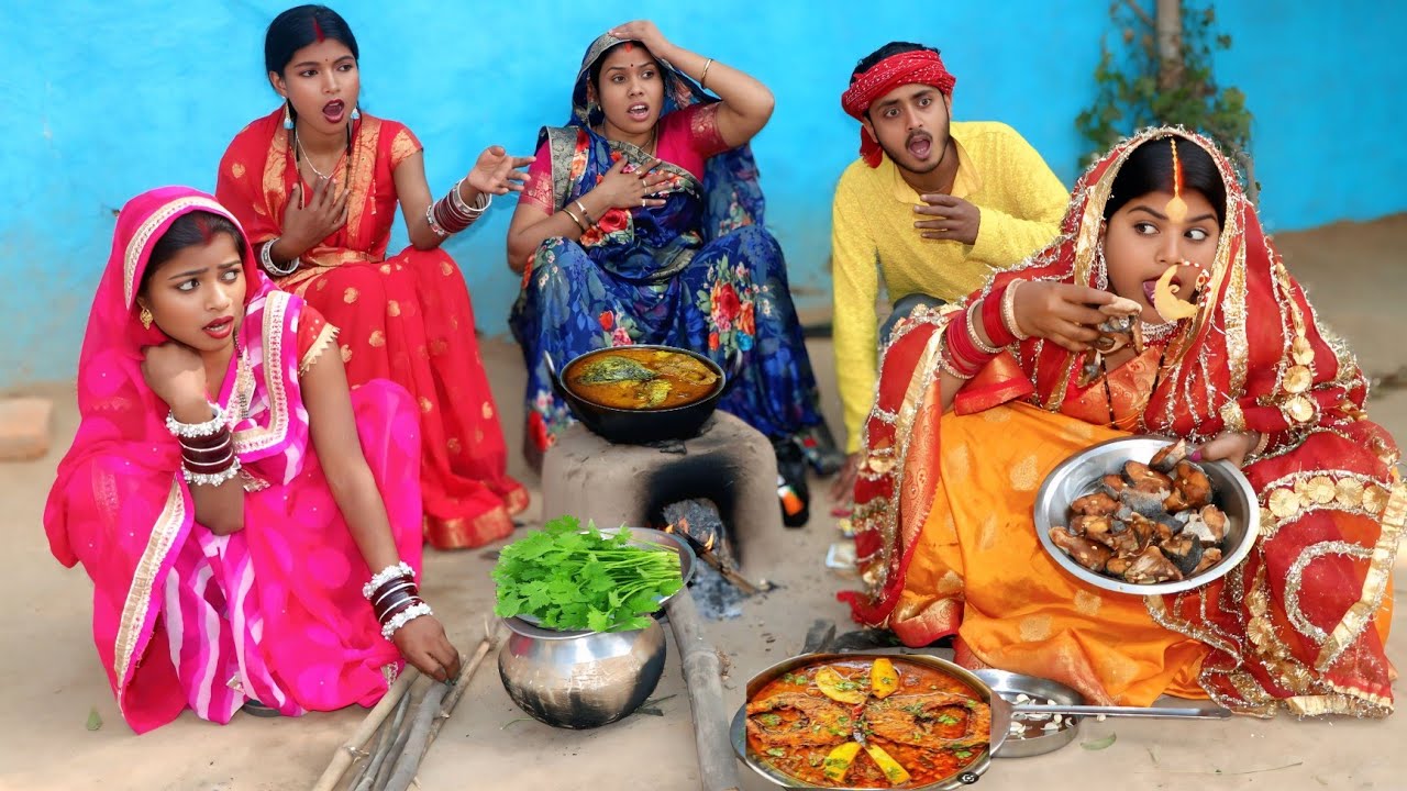 दलीदर मोटी बहू/देखिए खाना बनाते बनाते चूल्हा पर से लगी खाने मछली PUNAM RAJ OFFICIAL COMEDY video 