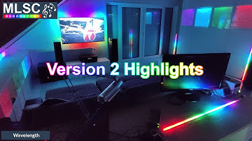 Music Led Strip Control v2 Highlights - DIY (Raspberry Pi, ESP8266 and WS2812B)