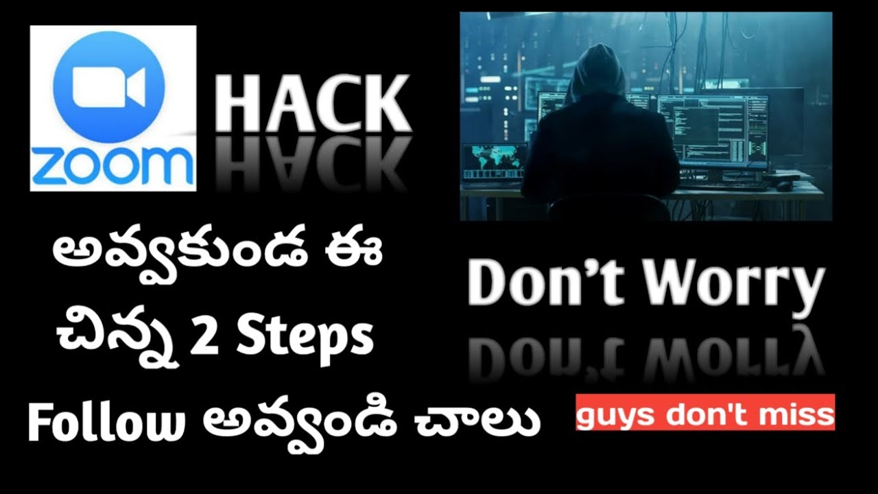How to protect our zoom account from Hackers || Don't worry || Avoide the hackers || Shiva Ram ||