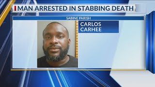 Sabine Parish man in custody, charged in fatal stabbing