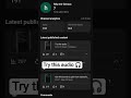 Try this audio 🎧