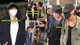 The way Jungkook wrapped his arm around Taehyung, then took Namjoon’s arm😭 but bumping Jin?!🤣