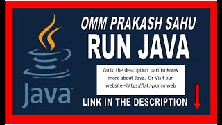 How to run Java Program with the help of Notepad and CMD