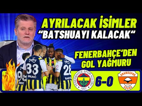 Fenerbahçe 6-0 Adanaspor-Volkan Demir FB Yorumu-Ayrılacak İsimler-Transferler.