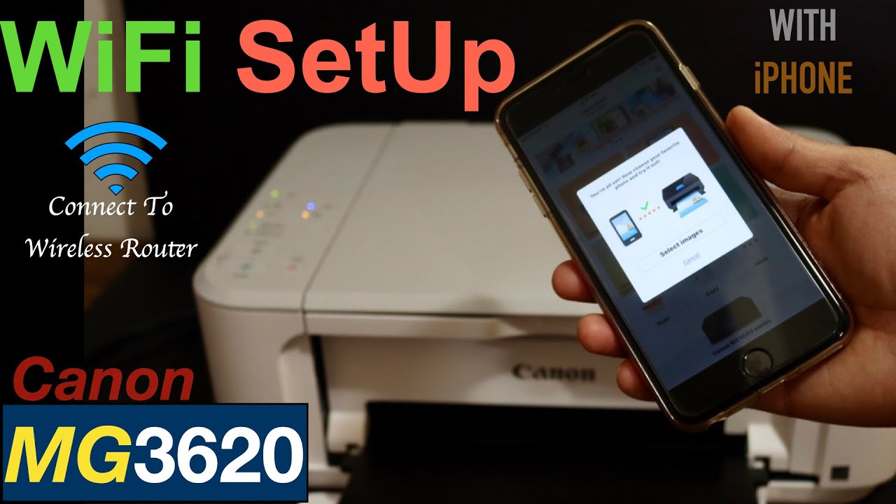 Canon Pixma MG3620 Setup, Connect To Wireless Router, Review. YouTube