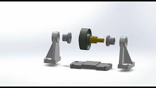 A simple pulley assembly animation