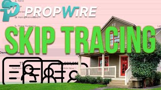 How to Run Skip Traces on Propwire for 10 Cents each!
