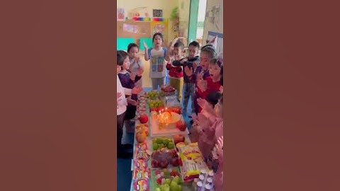 Sinh nhật Minh Anh 6 tuổi tổ chức ở lớp mầm non(1)