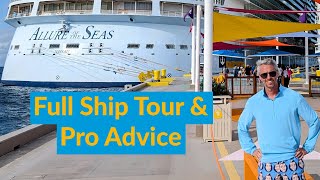 Full Ship Tour of Allure of the Seas with Pro Tips & Advice | Royal Caribbean