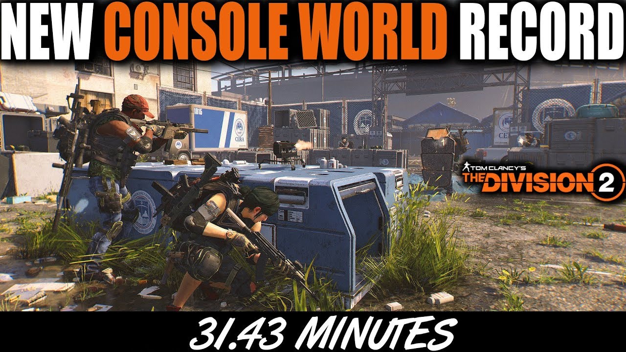 THE DIVISION 2 NEW CONSOLE WORLD RECORD RAID SPEED RUN | 31.43 MINUTES