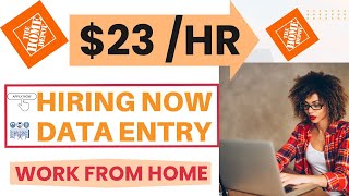 $32 an Hour WORK FROM HOME JOBS AT THE HOME DEPOT REMOTE ONLINE JOBS #finance #dataentry #remotejob