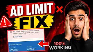 Adsense Ad Limit Problem SOLVED 😱 | Real Trick 2026